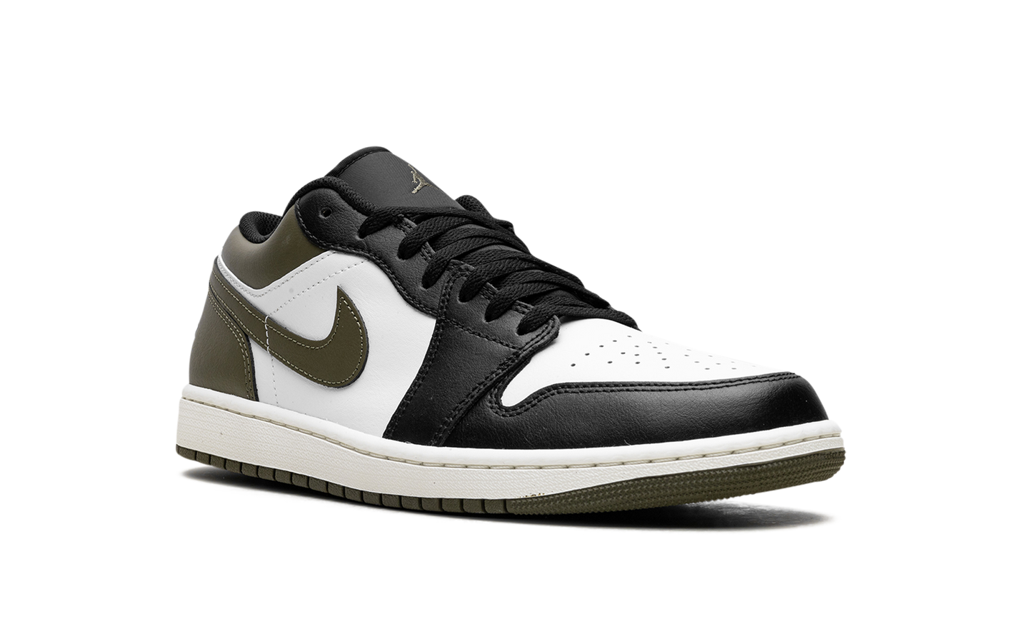 Air Jordan 1 Low  Black Toe Medium Olive