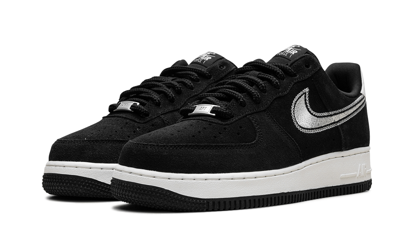 Air Force 1 Low '07 LV8  Black Sail Embroidered Swoosh