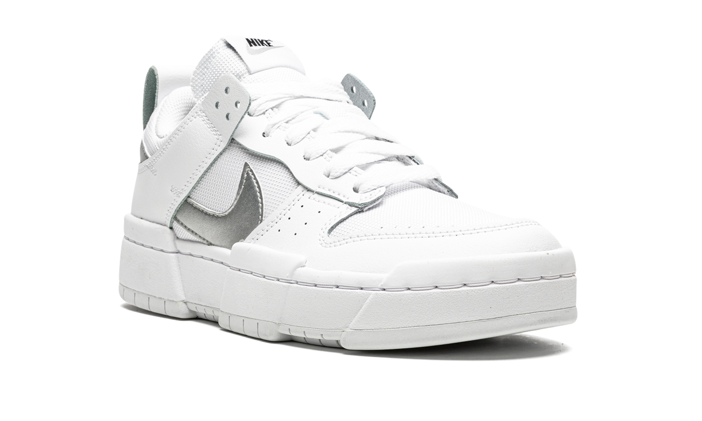 DUNK LO DISRUPT MNS WMNS  White Silver