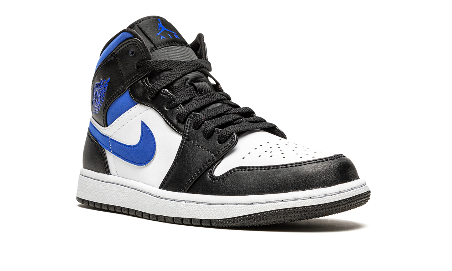 Air Jordan 1 Mid  Racer Blue / Black / White