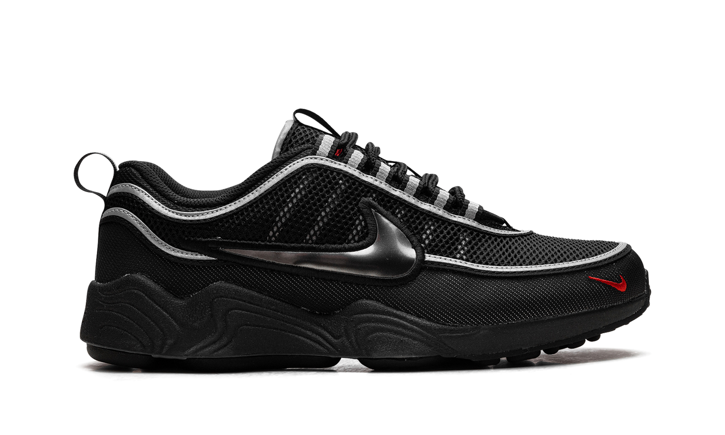 Air Zoom Spiridon  Black / Metallic Silver