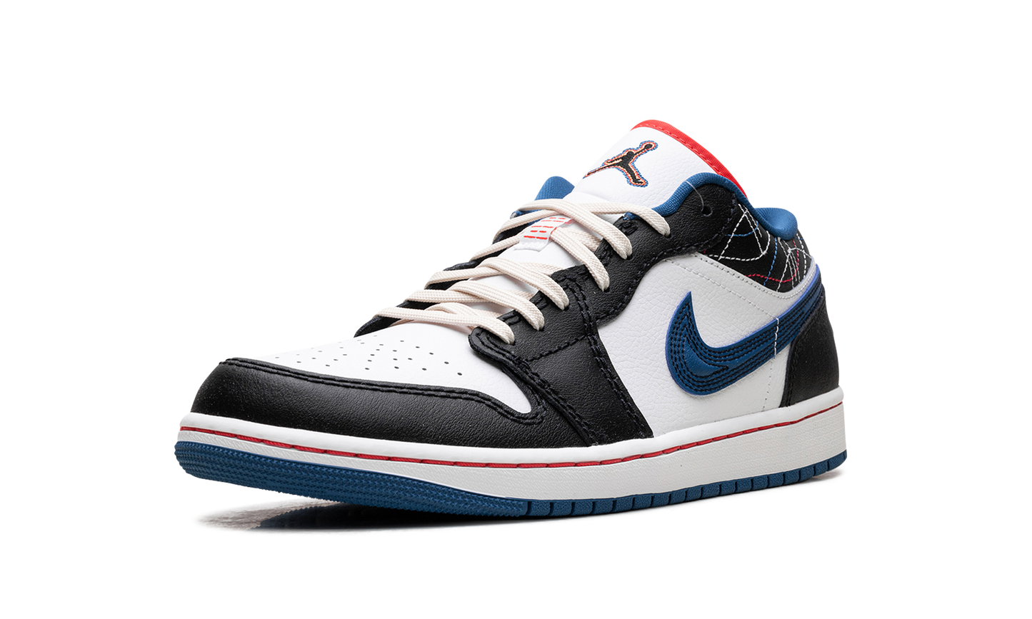 Air Jordan 1 Low SE  Industrial Blue Sashiko