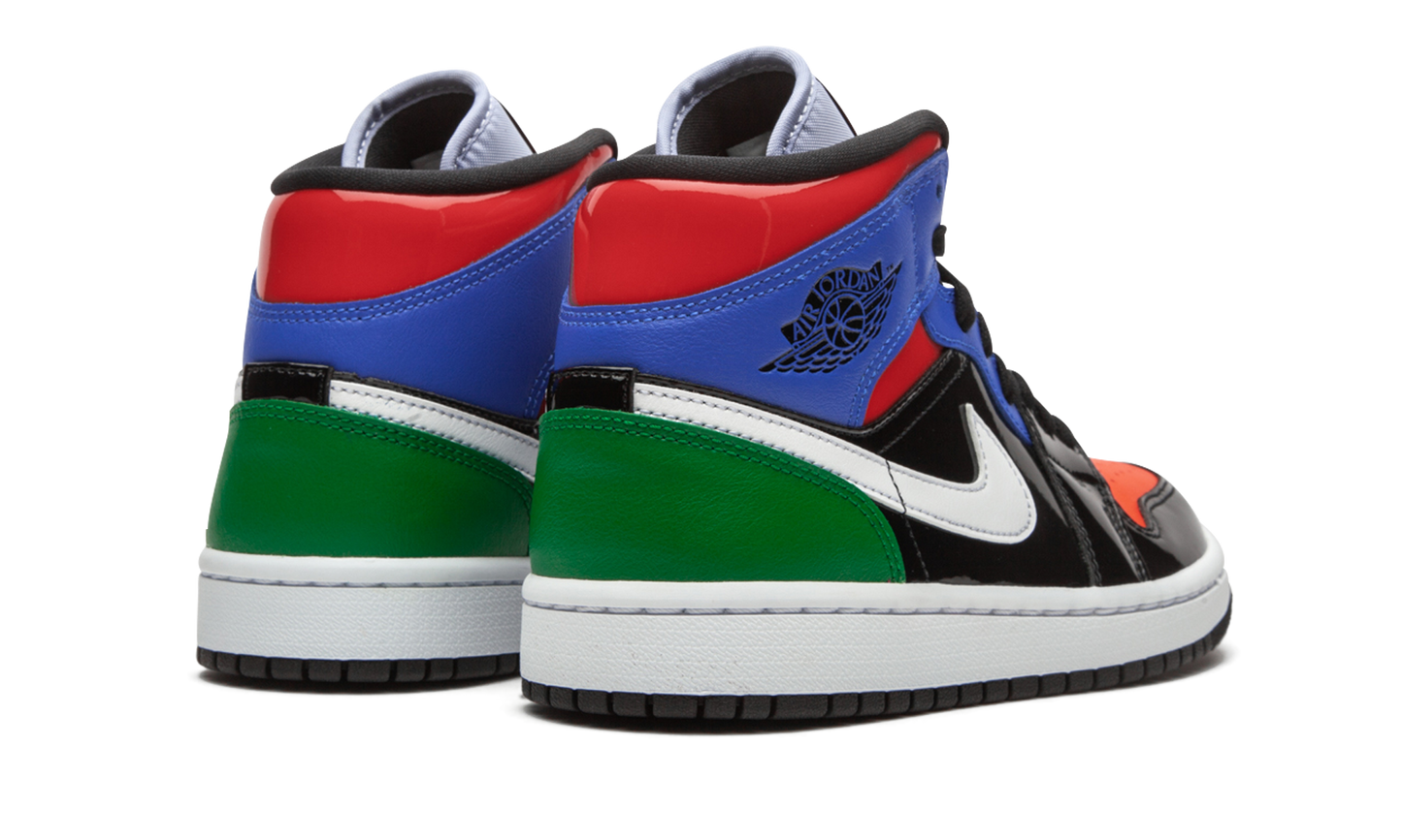 AIR JORDAN 1 MID SE WMNS  Multicolor Patent