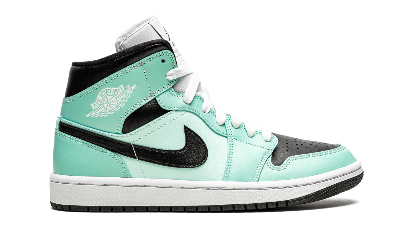 AIR JORDAN 1 MID WMNS  Aqua Black