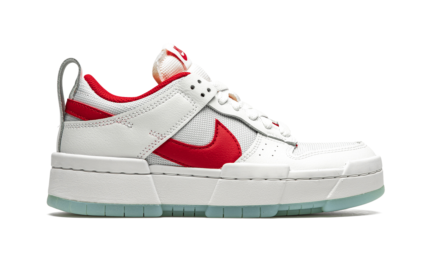 DUNK LO DISRUPT WMNS  Summit White / Gym Red