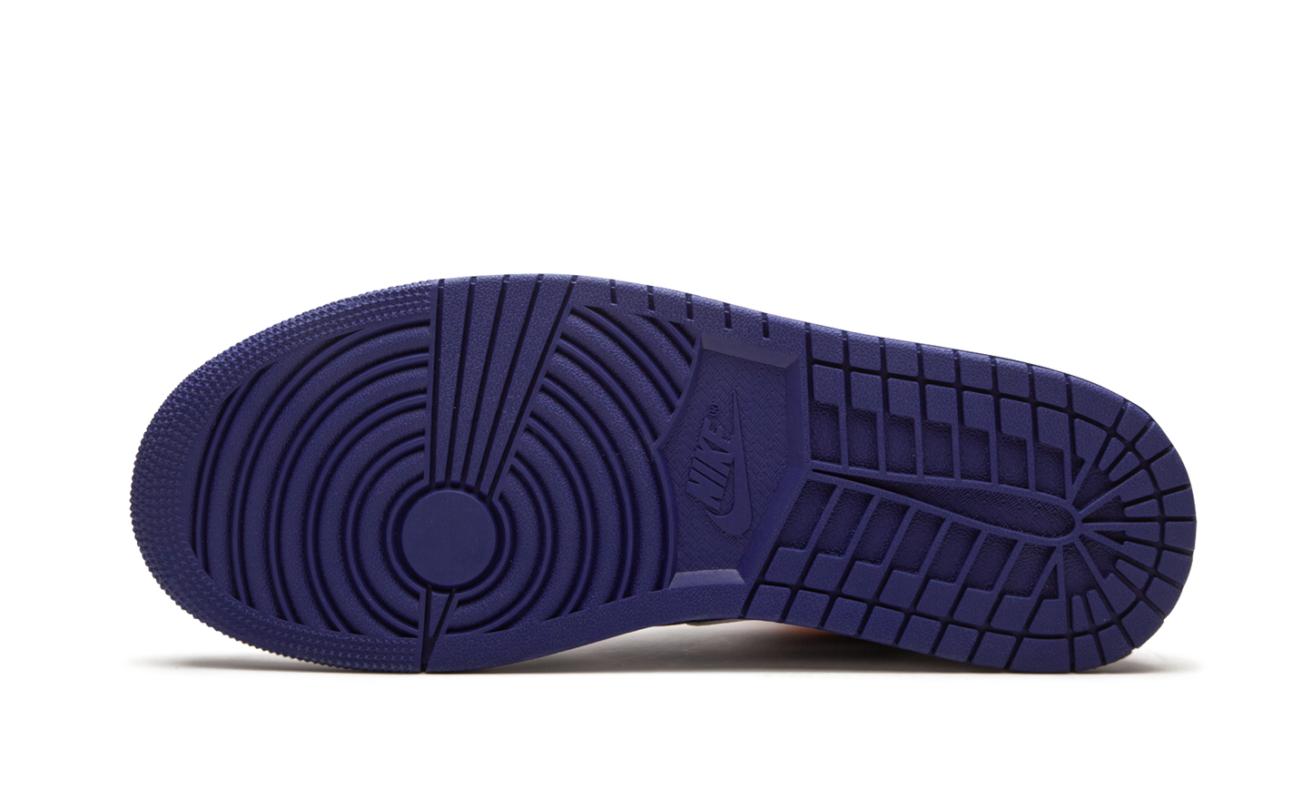 Air Jordan 1 Mid  Royal Blue / Laser Orange