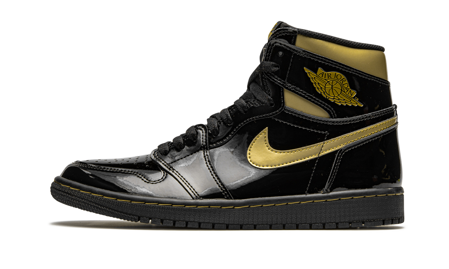 Air Jordan 1 Retro High OG  Black Metallic Gold
