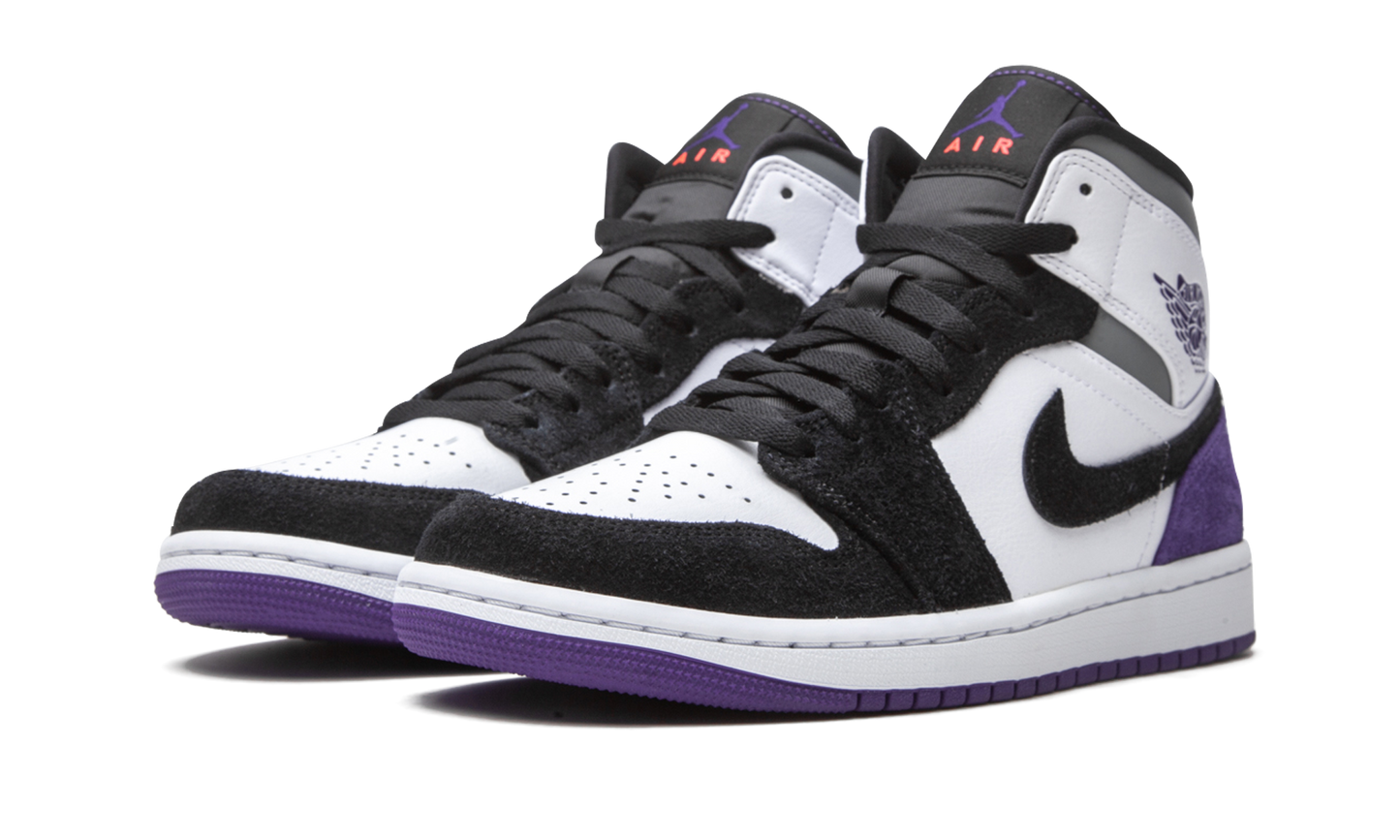 Air Jordan 1 Mid SE  Court Purple Suede