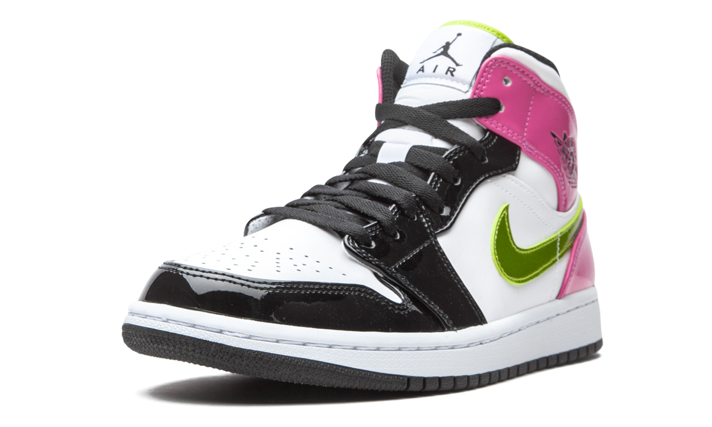 Air Jordan 1 Mid SE  Cyber / Active Fuchsia