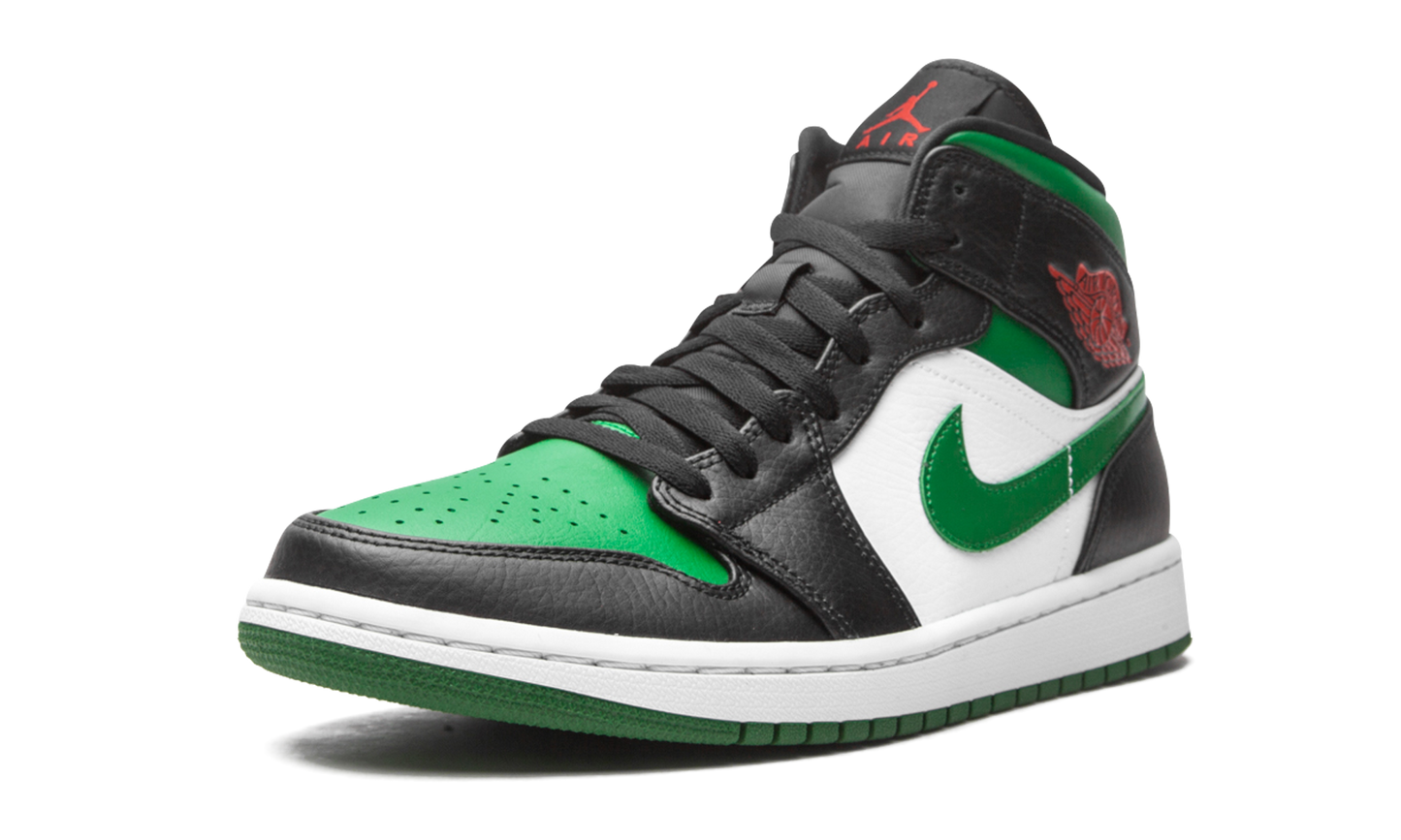 Air Jordan 1 Mid  Green Toe
