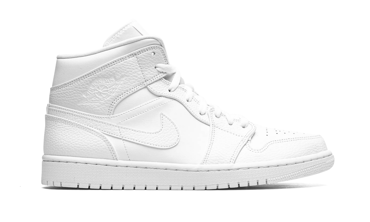 Air Jordan 1 Mid  Triple White