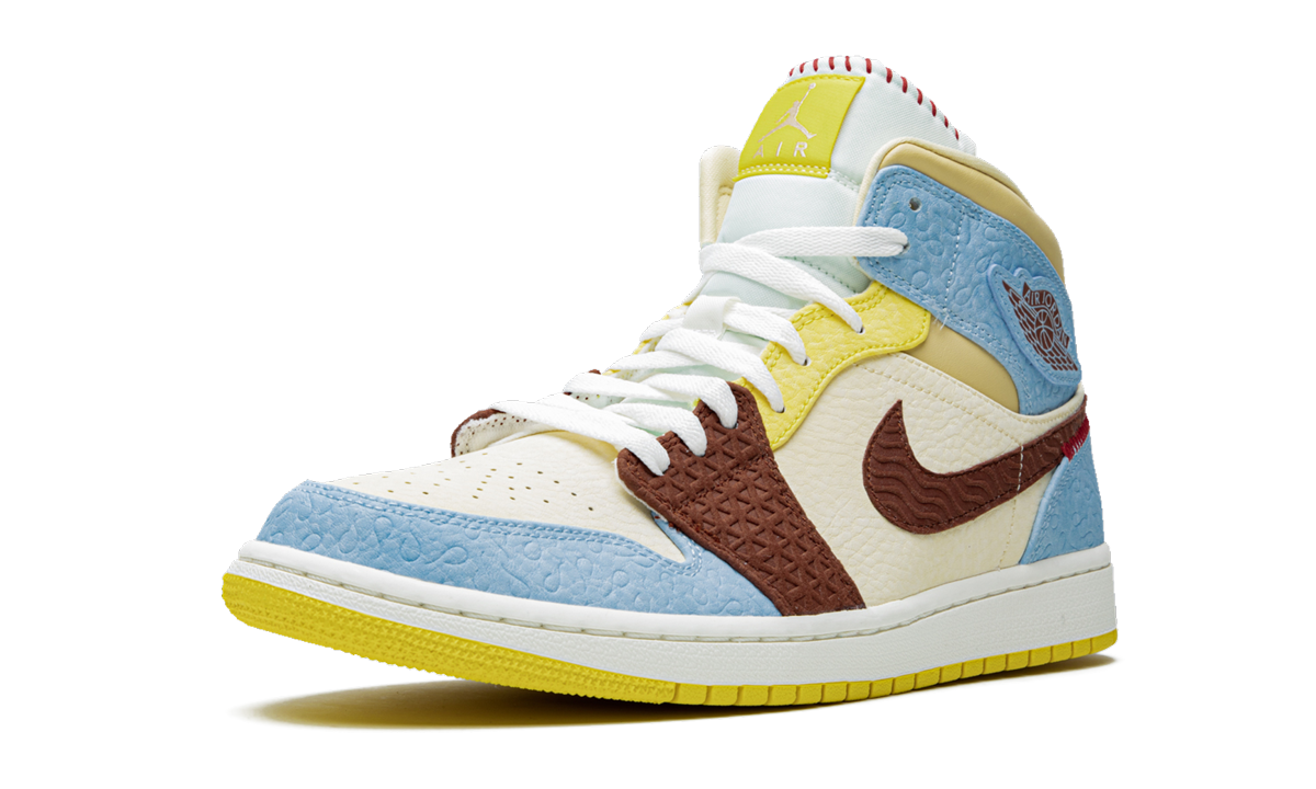 Air Jordan 1 Mid SE  Maison Chateau Rouge Fearless