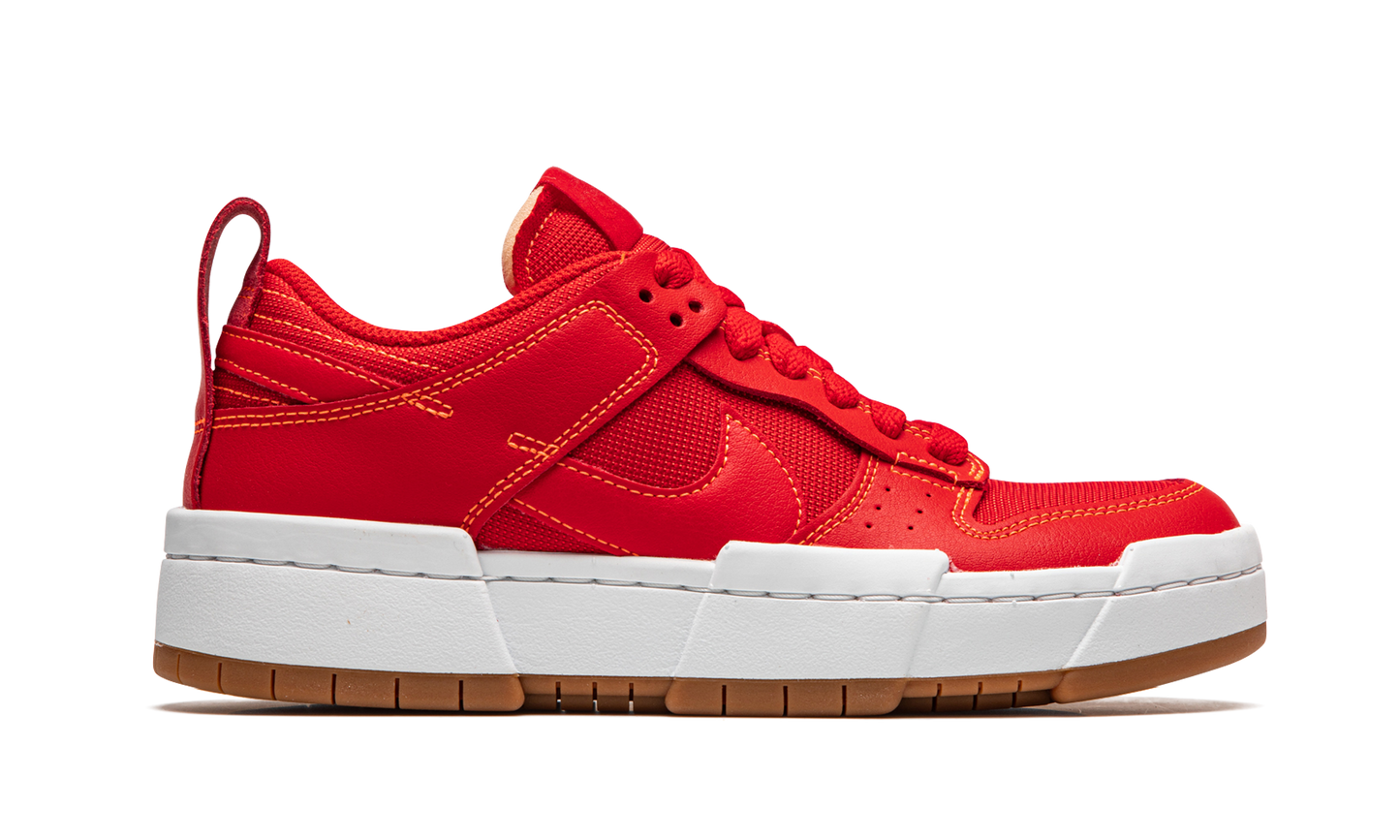 WMNS Dunk Low Disrupt  University Red
