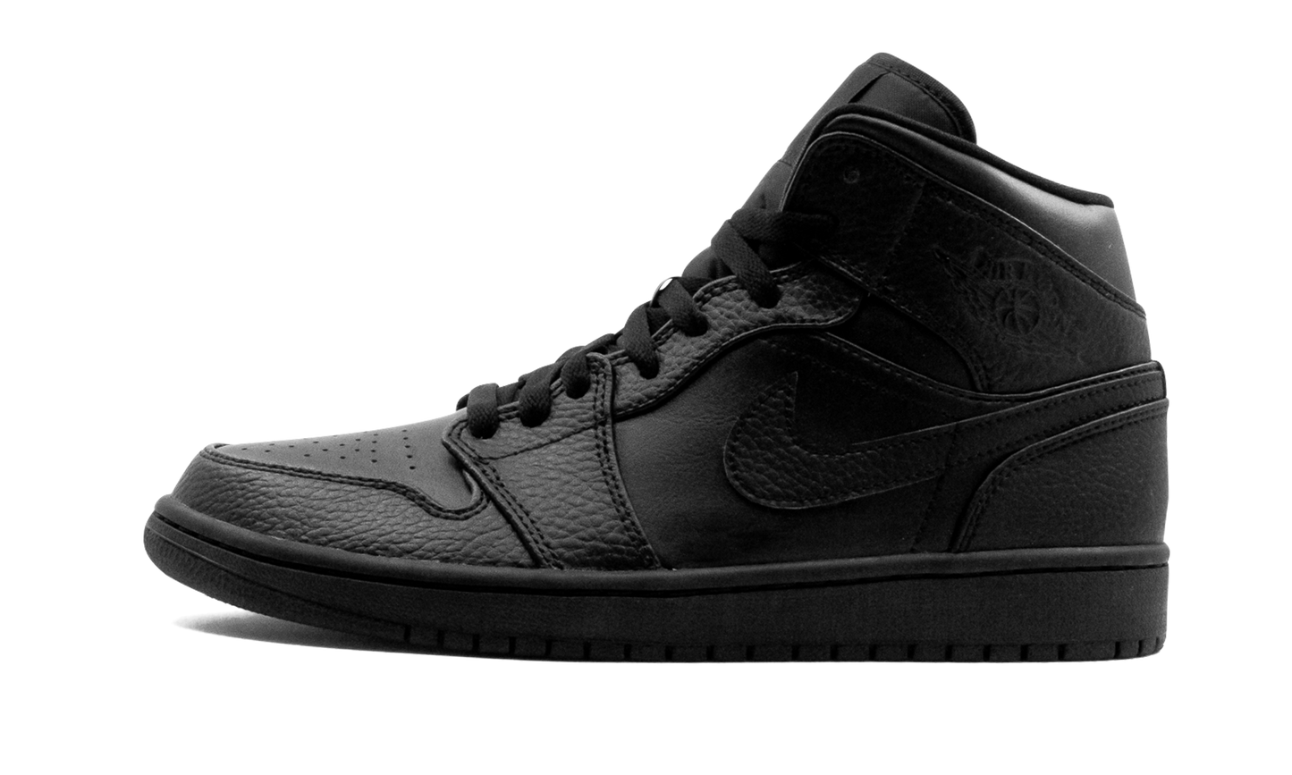 Air Jordan 1 Mid  Triple Black