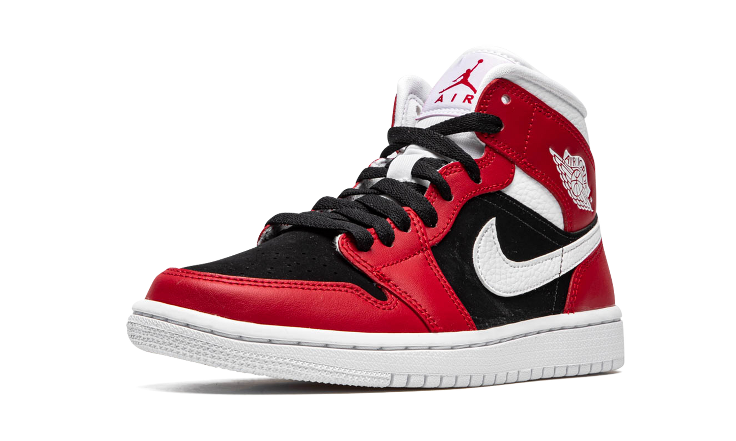 AIR JORDAN 1 MID WMNS  Gym Red / Black