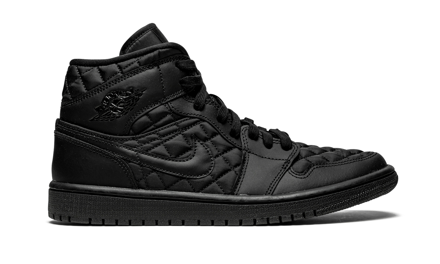 AIR JORDAN 1 MID QUILTED WMNS  Black