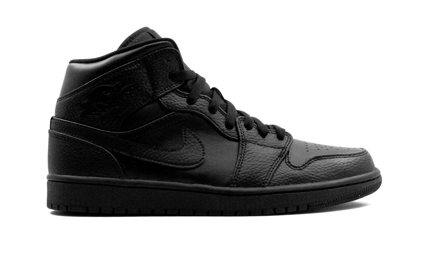 Air Jordan 1 Mid  Triple Black