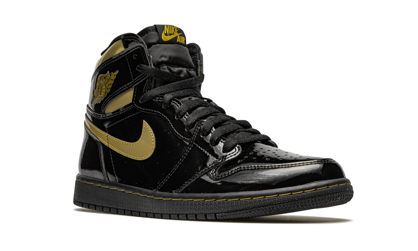 Air Jordan 1 Retro High OG  Black Metallic Gold