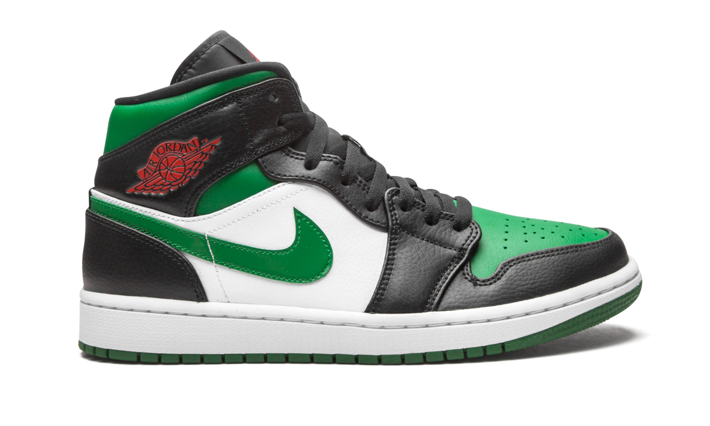 Air Jordan 1 Mid  Green Toe