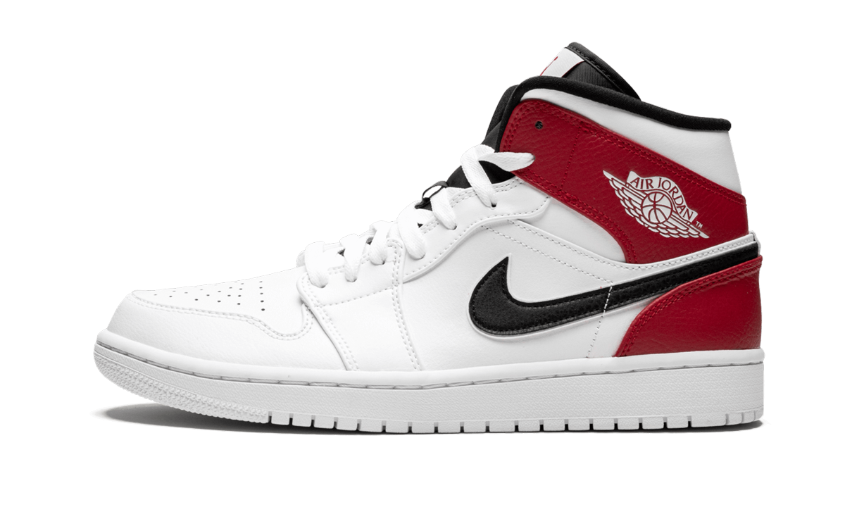 Air Jordan 1 Mid  White Chicago