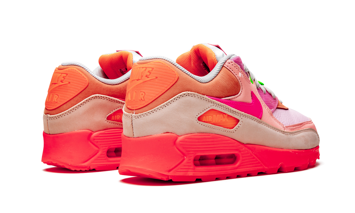 AIR MAX 90 PRM WMNS  Platinum Crimson/Bright Purple