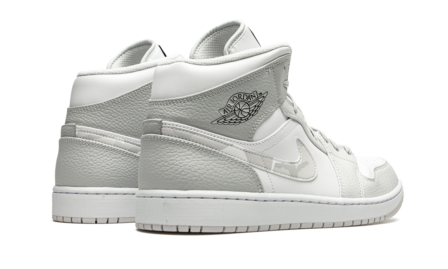 Air Jordan 1 Mid  White Camo