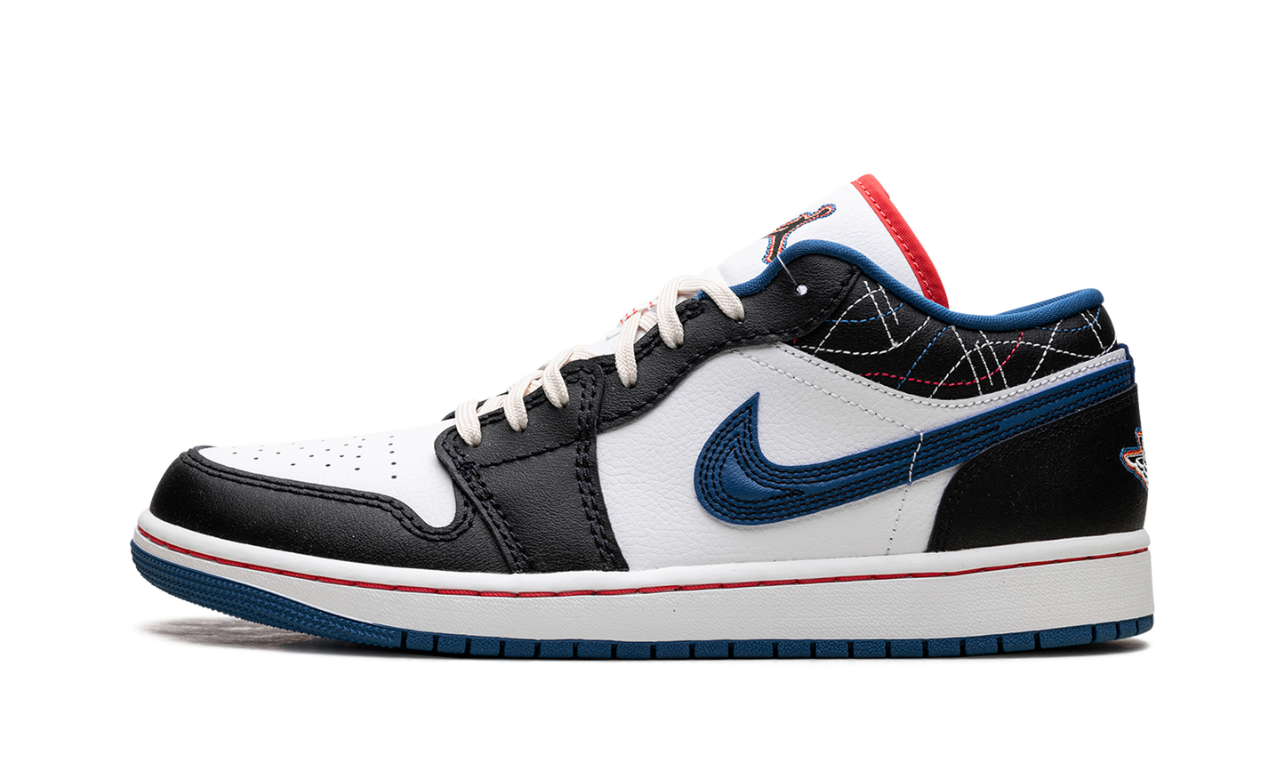 Air Jordan 1 Low SE  Industrial Blue Sashiko