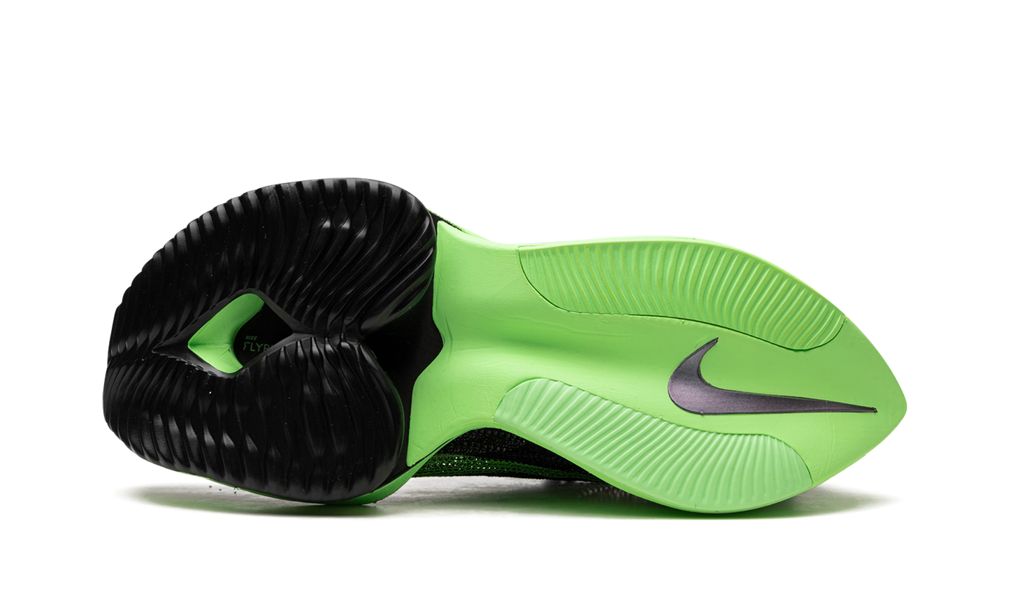 AIR ZOOM ALPHAFLY NEXT% WMNS  Black / Electric Green