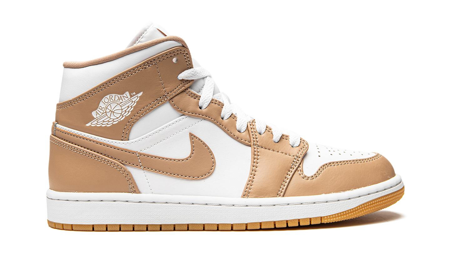 Air Jordan 1 Mid  Tan / Gum