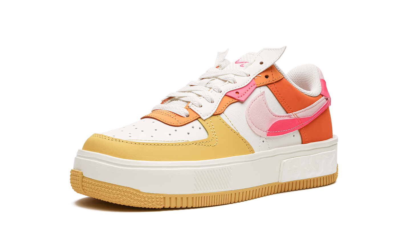 AIR FORCE 1 FONTANKA MNS WMNS  Summit White/Solar Flare/Medium Soft Pink/Hyper Pink