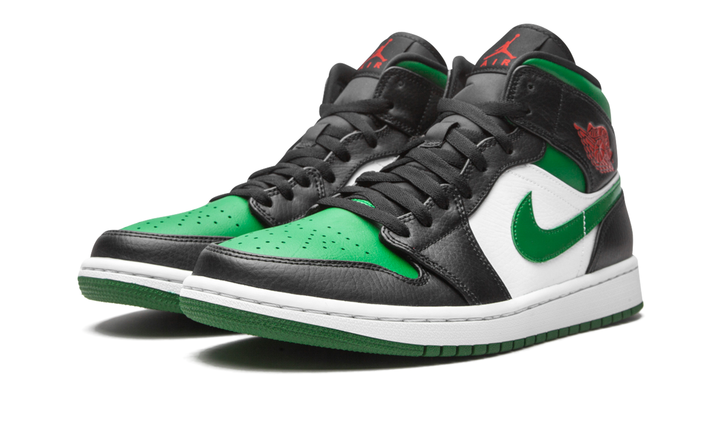 Air Jordan 1 Mid  Green Toe