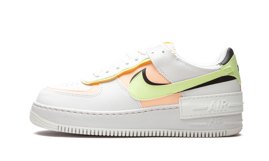 AIR FORCE 1 SHADO MNS WMNS  White / Barely Volt / Crimson Tint