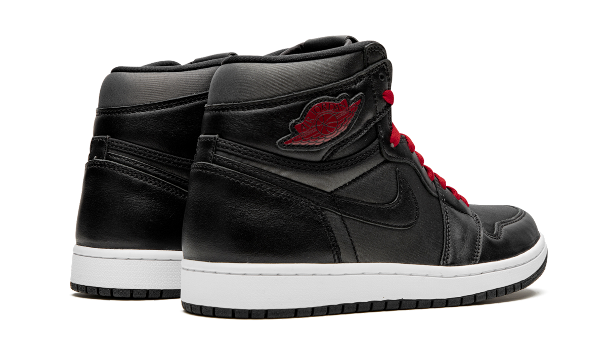 Air Jordan 1 Retro High OG  Black Satin/Gym Red