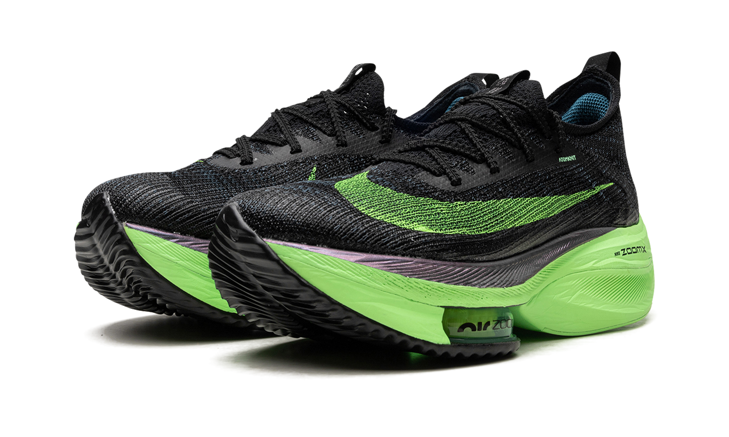 AIR ZOOM ALPHAFLY NEXT% WMNS  Black / Electric Green