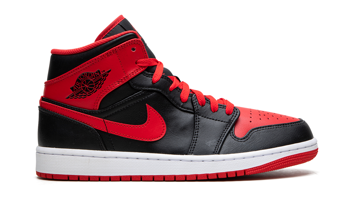Air Jordan 1 Mid  Alternate Bred