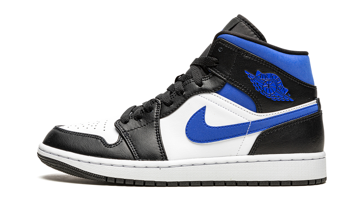 Air Jordan 1 Mid  Racer Blue / Black / White