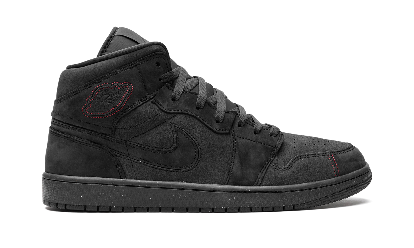 Air Jordan 1 Mid SE Craft  Dark Smoke Red
