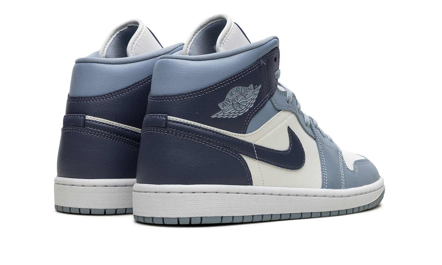 AIR JORDAN 1 MID WMNS  Two-Tone Blue