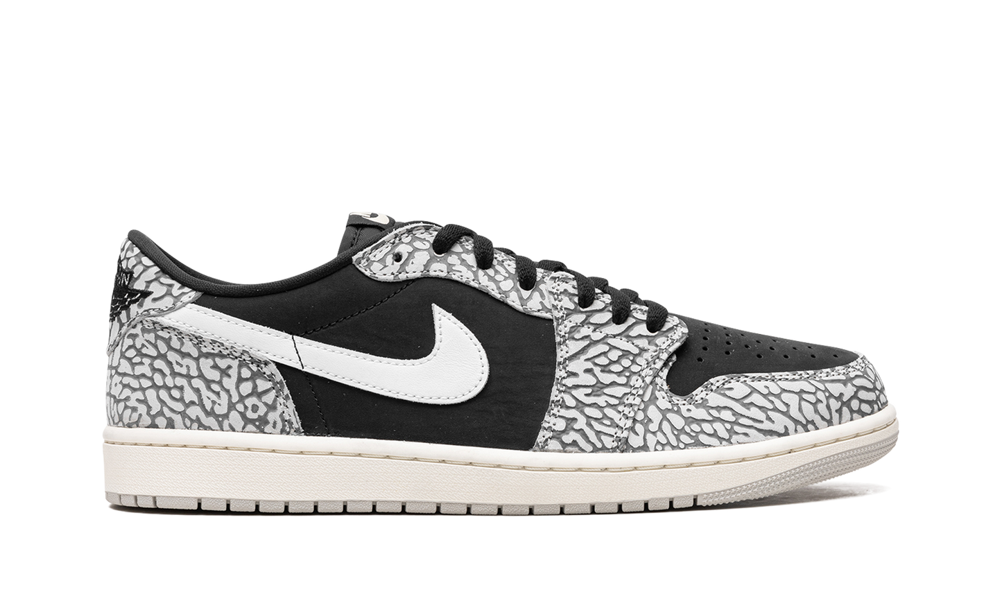 Air Jordan 1 Low  Black Elephant