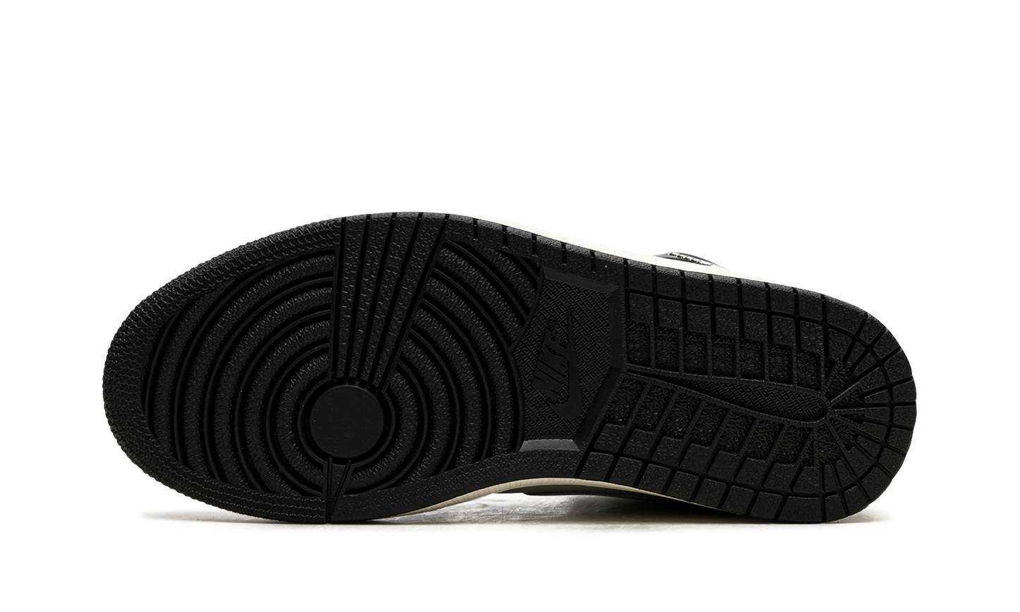 AIR JORDAN 1 MID SE WMNS  Black Chrome