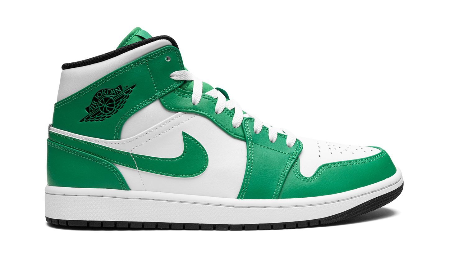 Air Jordan 1 Mid  Lucky Green