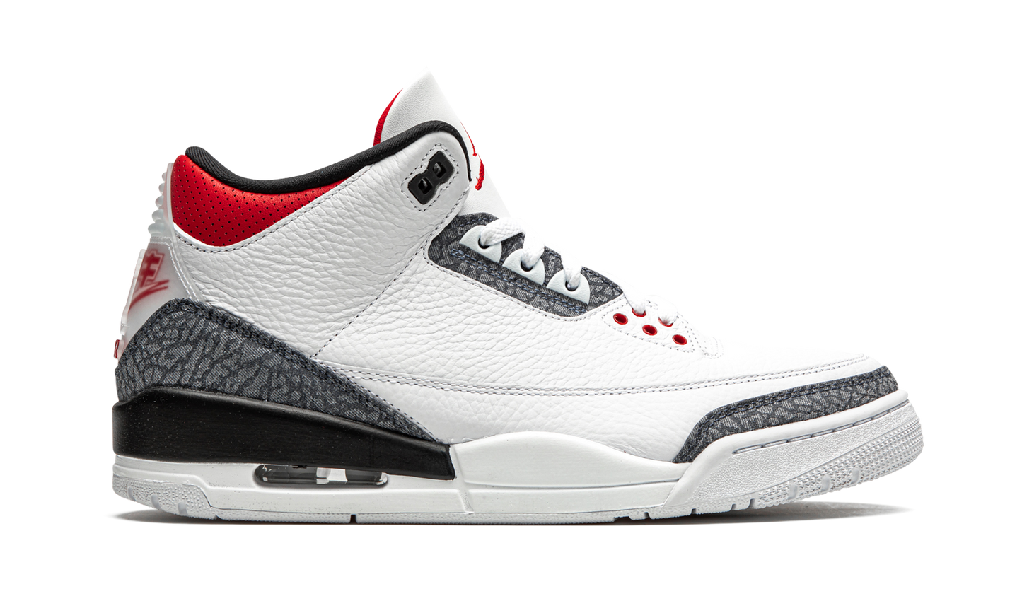 Air Jordan 3 Retro SE-T Denim  Japan Exclusive - Fire Red