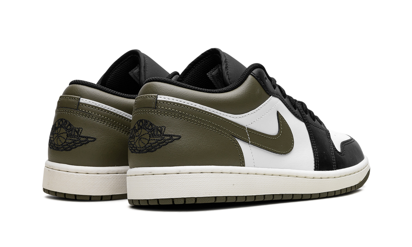 Air Jordan 1 Low  Black Toe Medium Olive