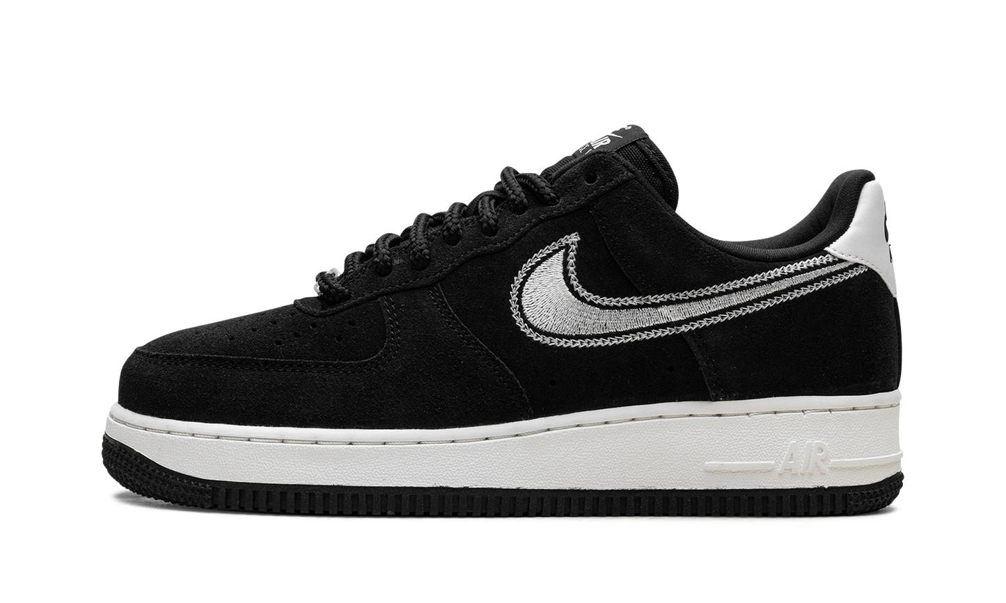 Air Force 1 Low '07 LV8  Black Sail Embroidered Swoosh
