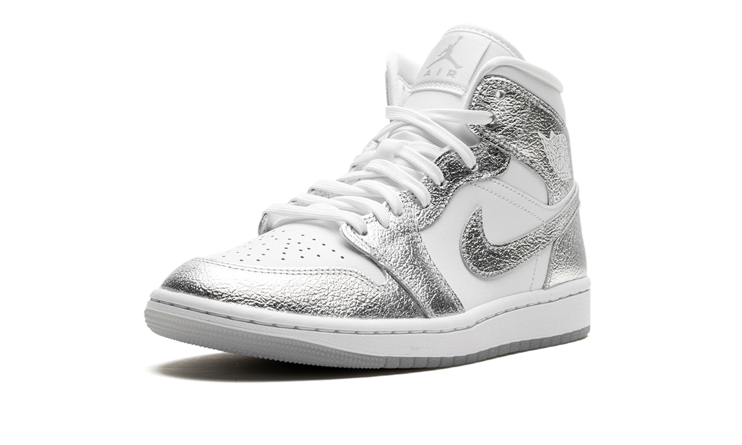 Air Jordan 1 Mid SE WMNS  Metallic Silver