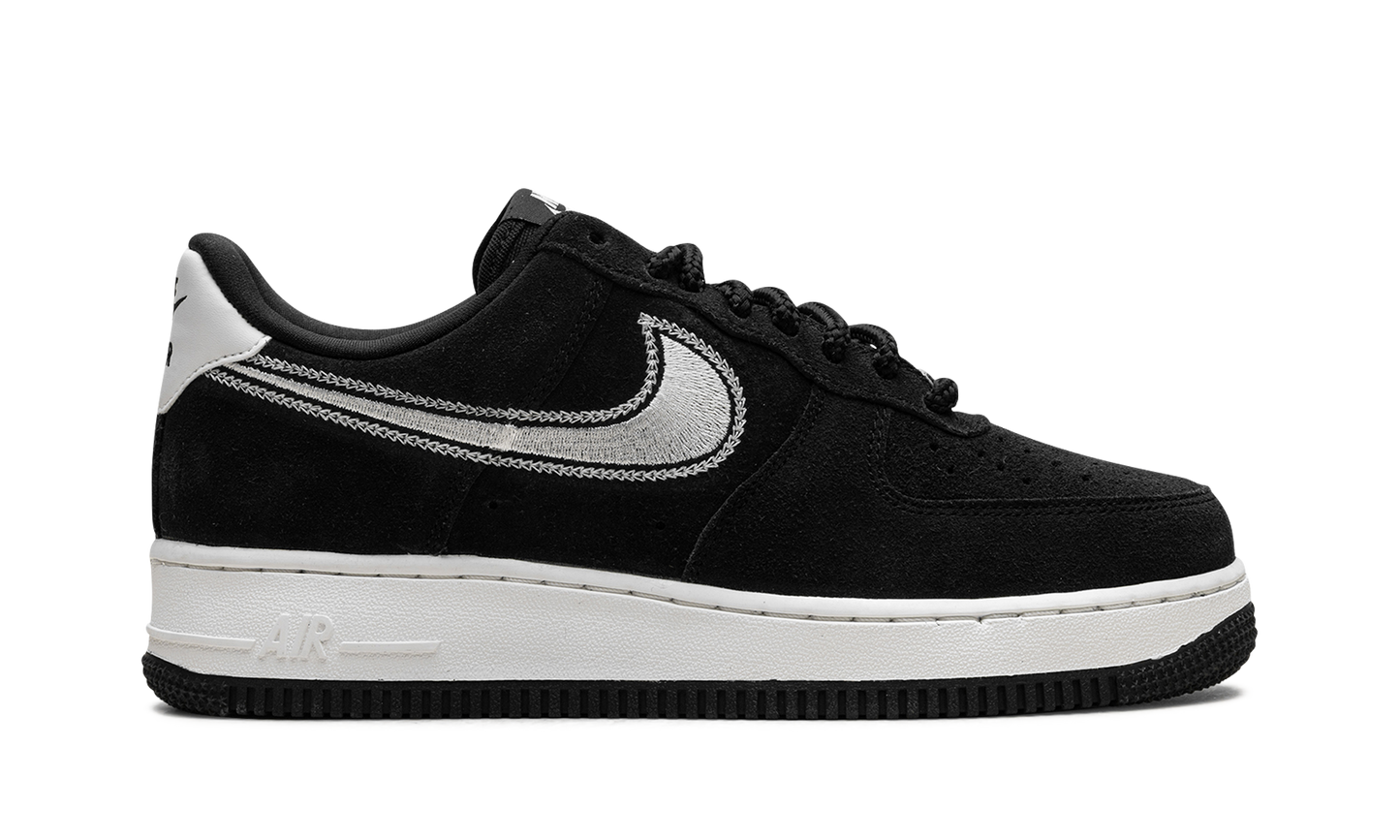 Air Force 1 Low '07 LV8  Black Sail Embroidered Swoosh