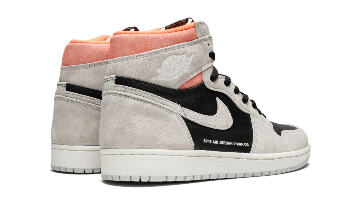 Air Jordan 1 Retro High OG  Neutral Grey/Hyper Crimson
