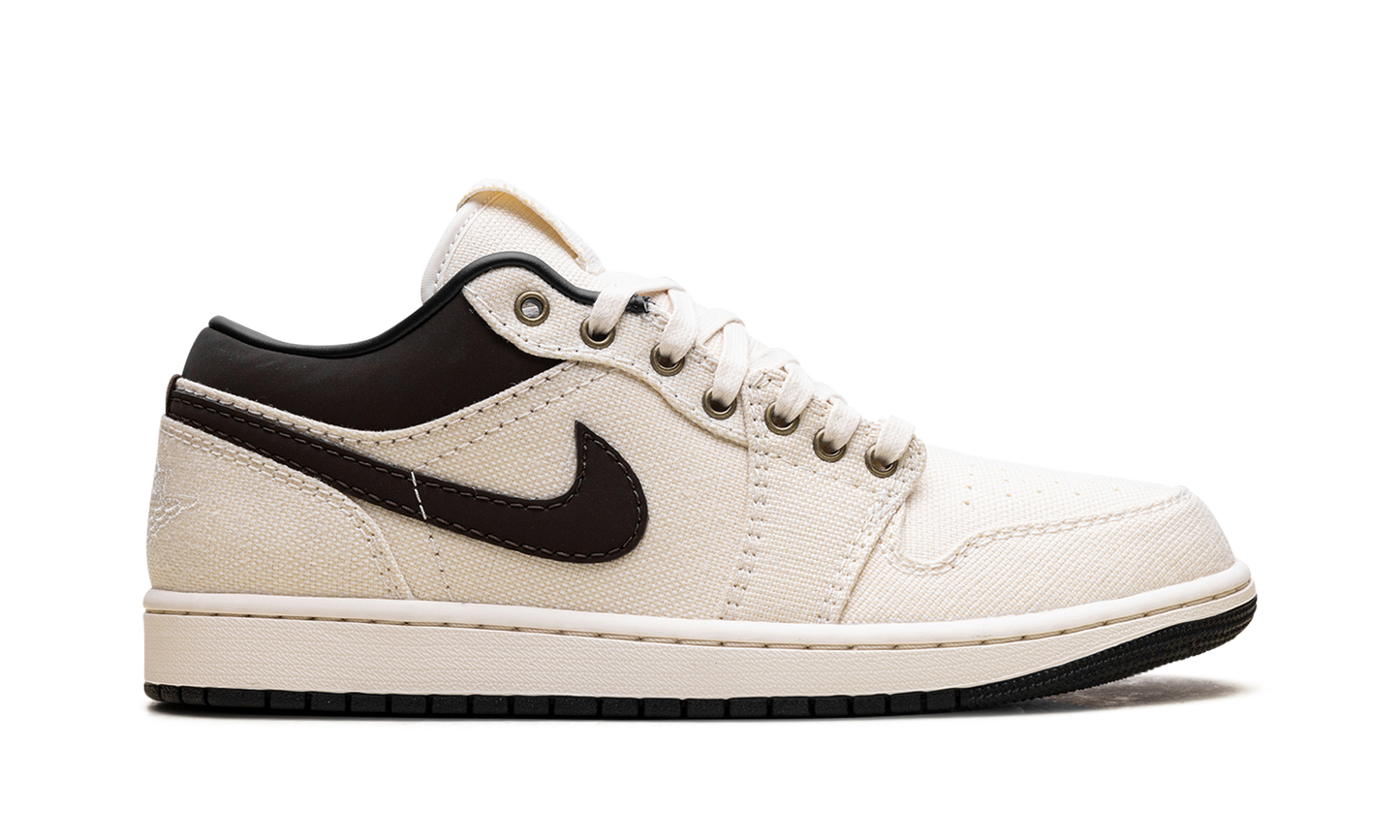 Air Jordan 1 Low Premium  Pale Ivory Baroque Brown