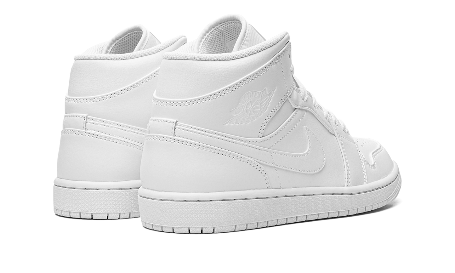 Air Jordan 1 Mid  Triple White