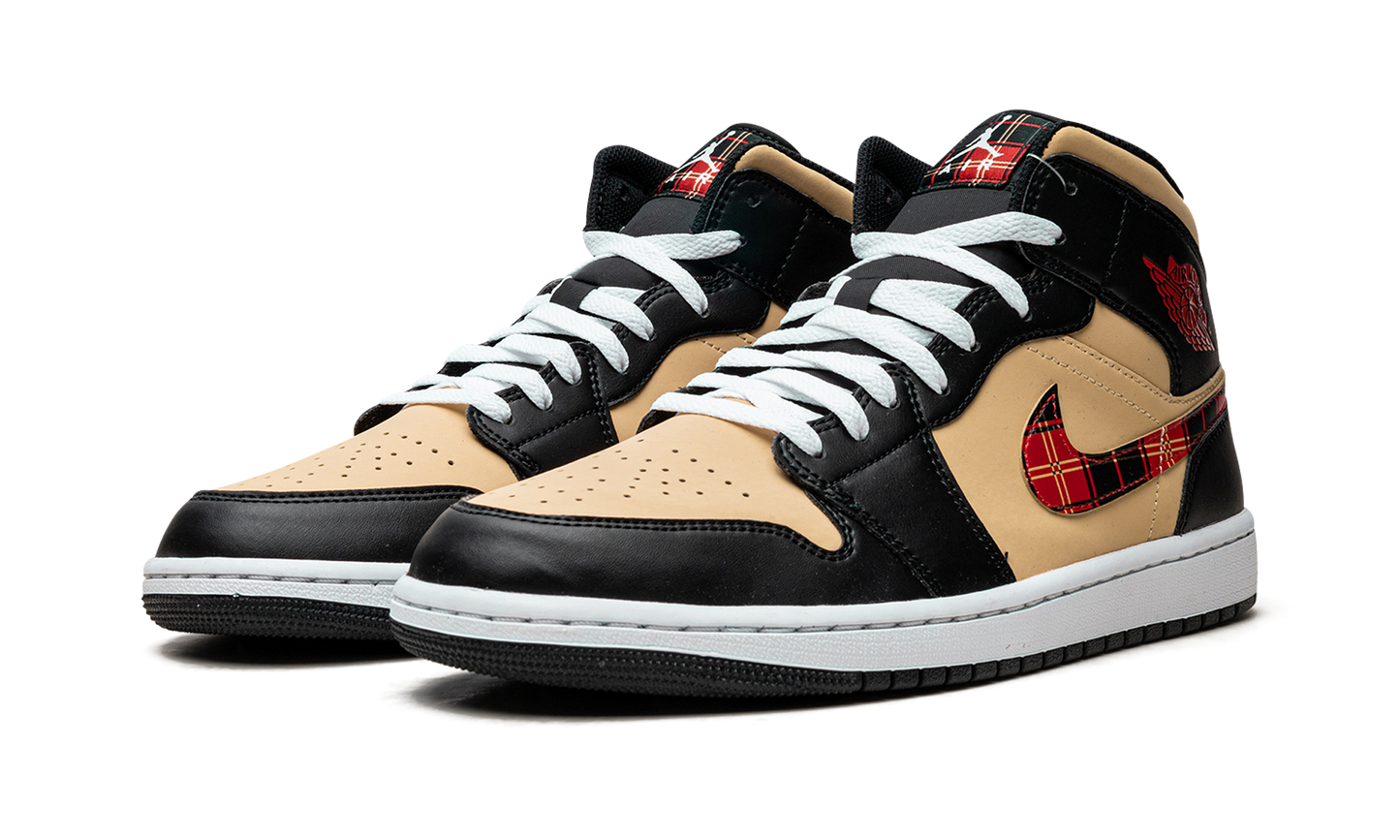 Air Jordan 1 Mid SE  Tartan Swoosh